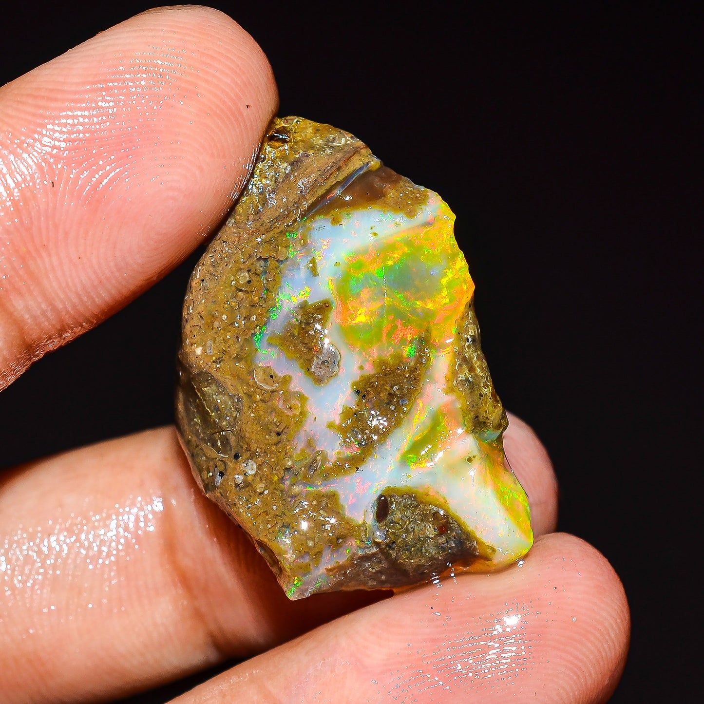 Opal Rough Specimen 24.00 Carat (4.8g) | 100% Natural Ethiopian Opal Raw