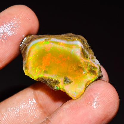 Opal Rough Specimen 24.00 Carat (4.8g) | 100% Natural Ethiopian Opal Raw