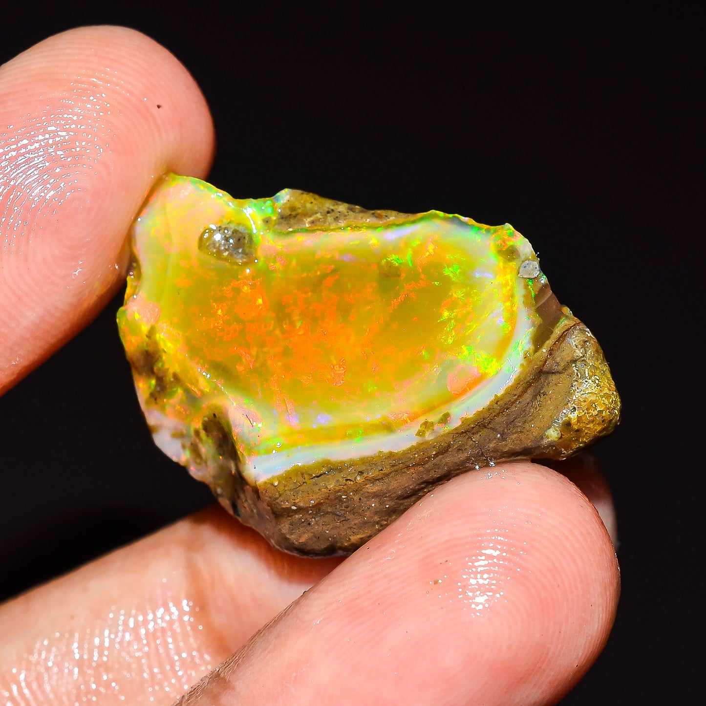 Opal Rough Specimen 24.00 Carat (4.8g) | 100% Natural Ethiopian Opal Raw