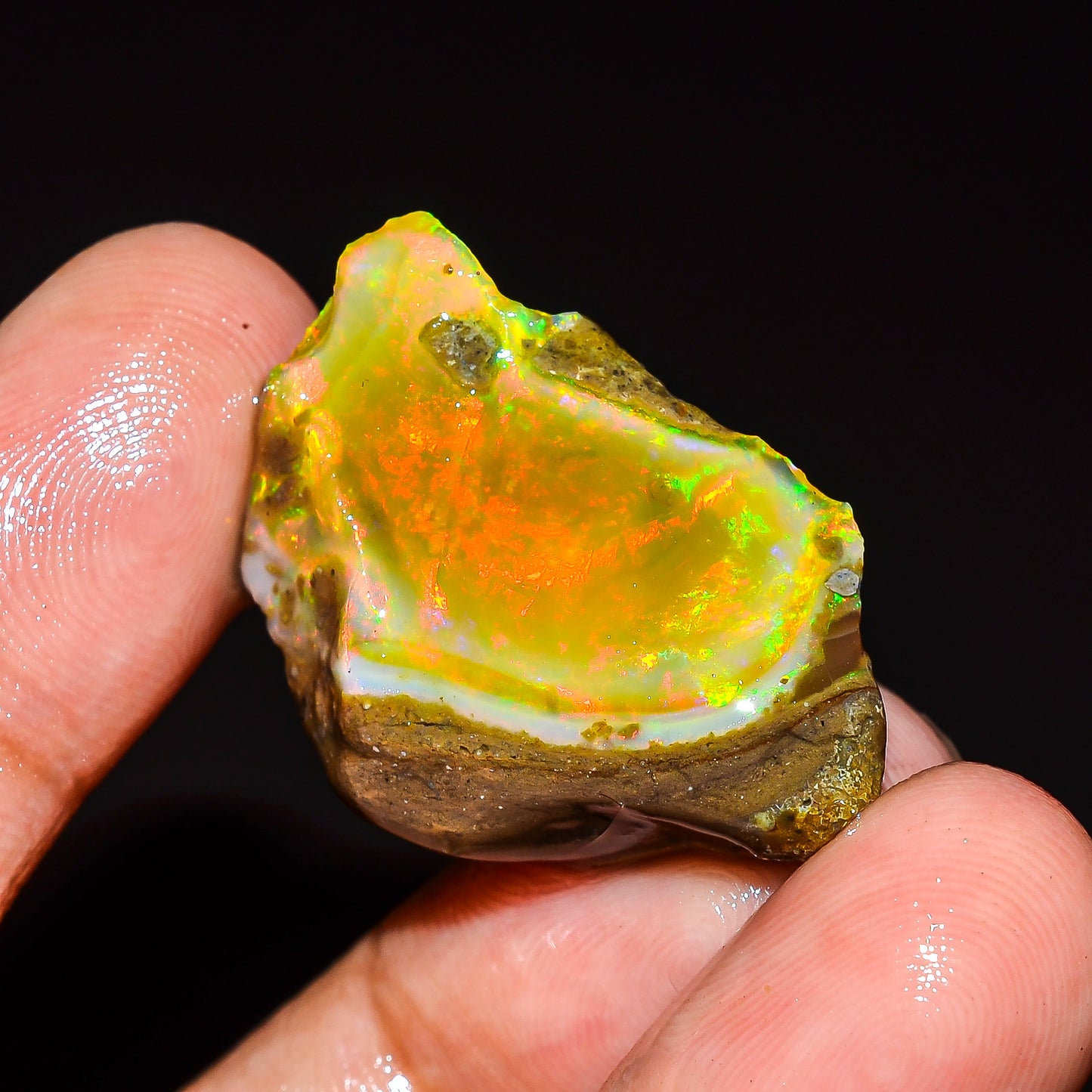 Opal Rough Specimen 24.00 Carat (4.8g) | 100% Natural Ethiopian Opal Raw