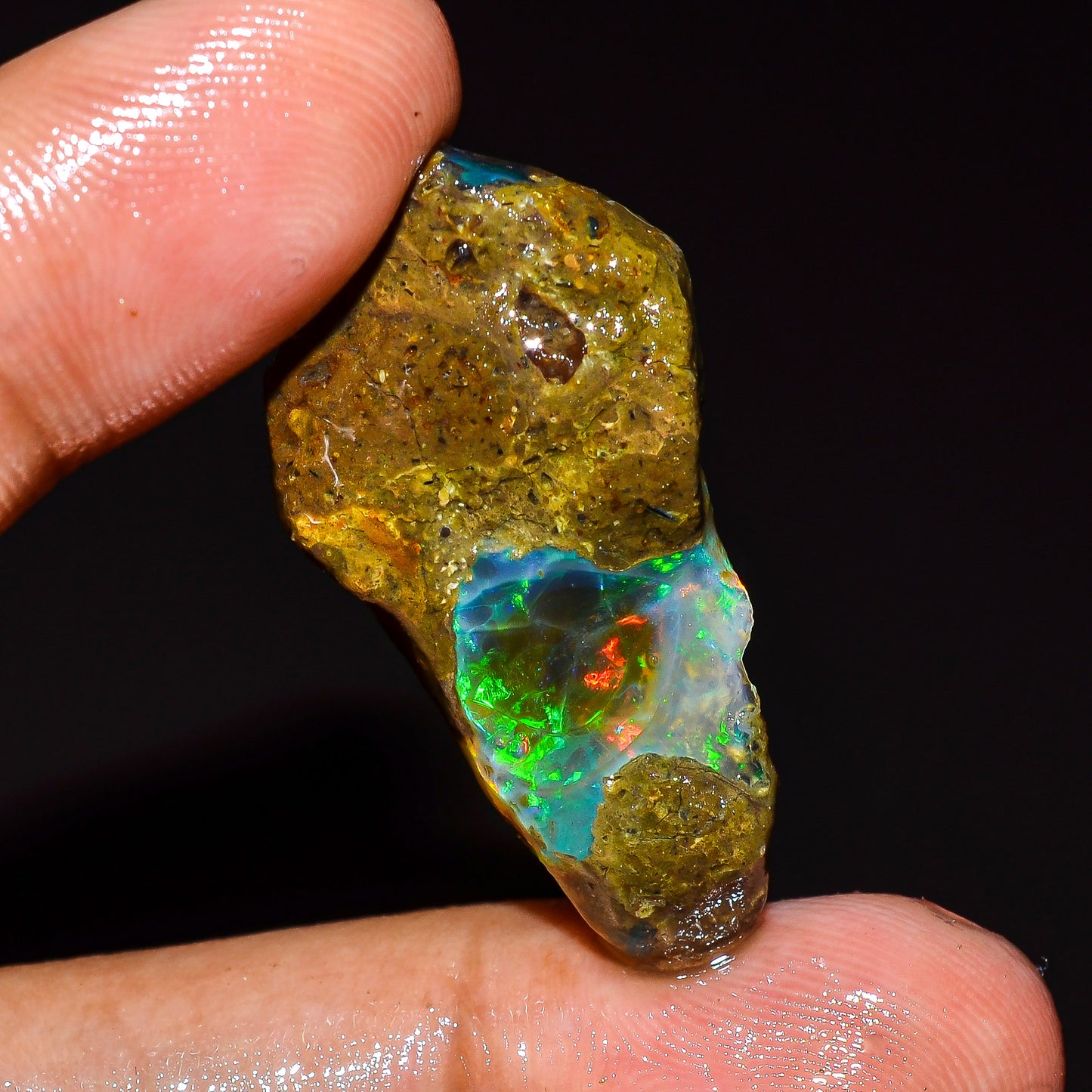 Opal Rough Specimen 21.00 Carat (4.2g) | 100% Natural Ethiopian Opal Raw
