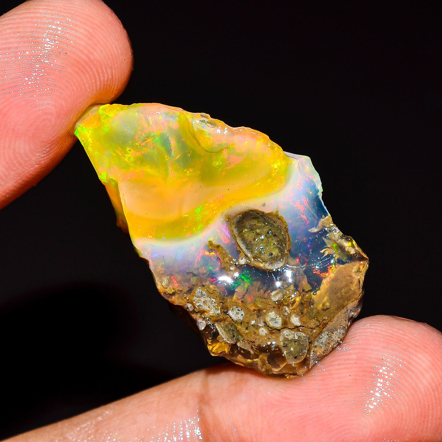 Opal Rough Specimen 21.00 Carat (4.2g) | 100% Natural Ethiopian Opal Raw