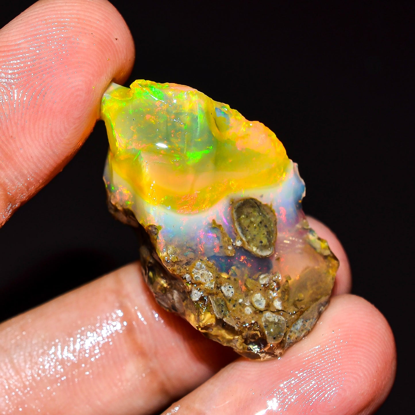 Opal Rough Specimen 21.00 Carat (4.2g) | 100% Natural Ethiopian Opal Raw