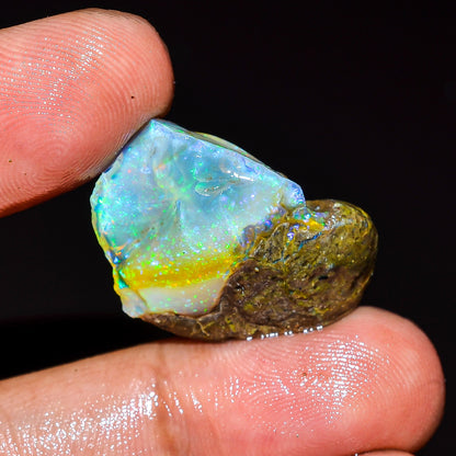 Opal Rough Specimen 17.00 Carat (3.4g) | 100% Natural Ethiopian Opal Raw