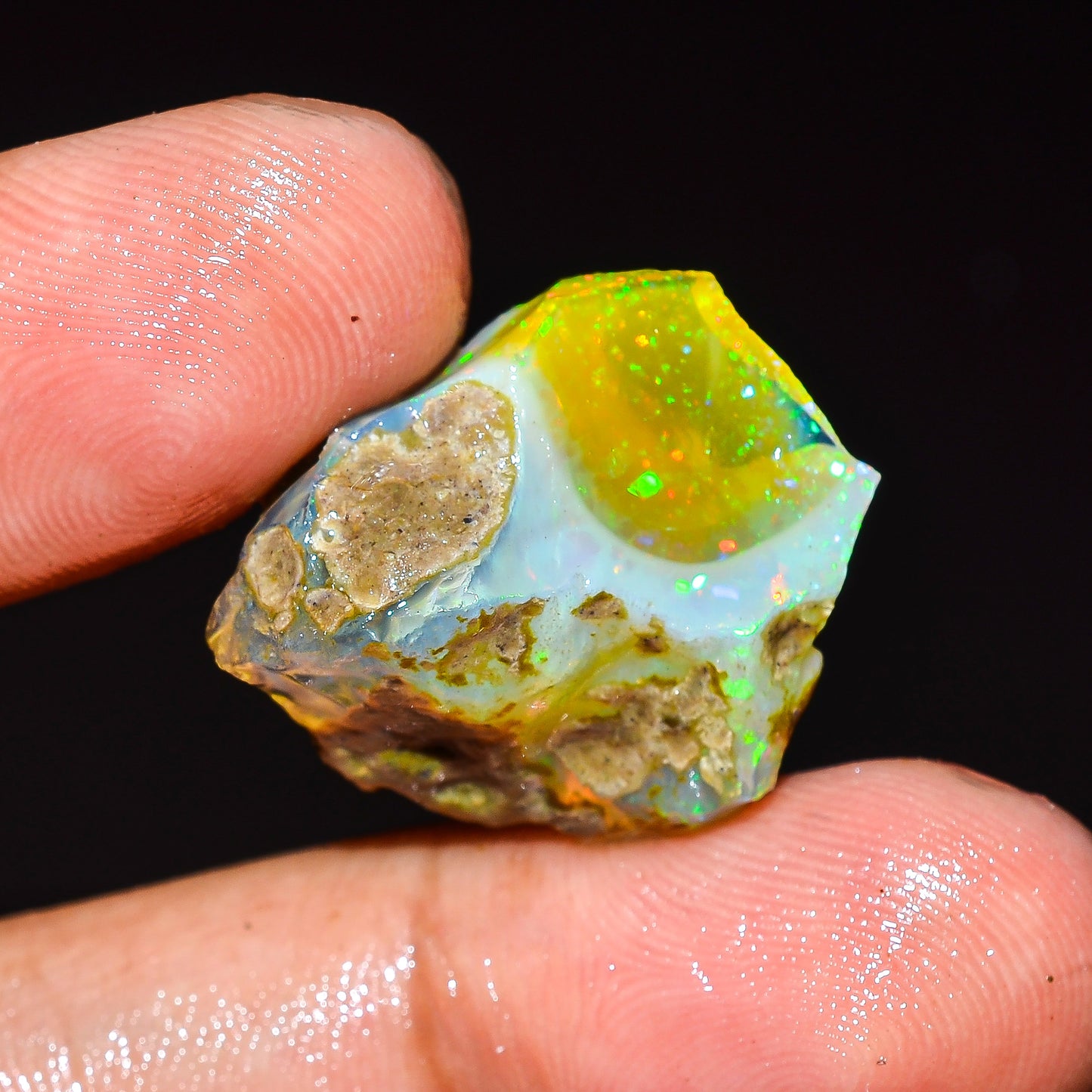 Opal Rough Specimen 18.5 Carat (3.7g) | 100% Natural Ethiopian Opal Raw