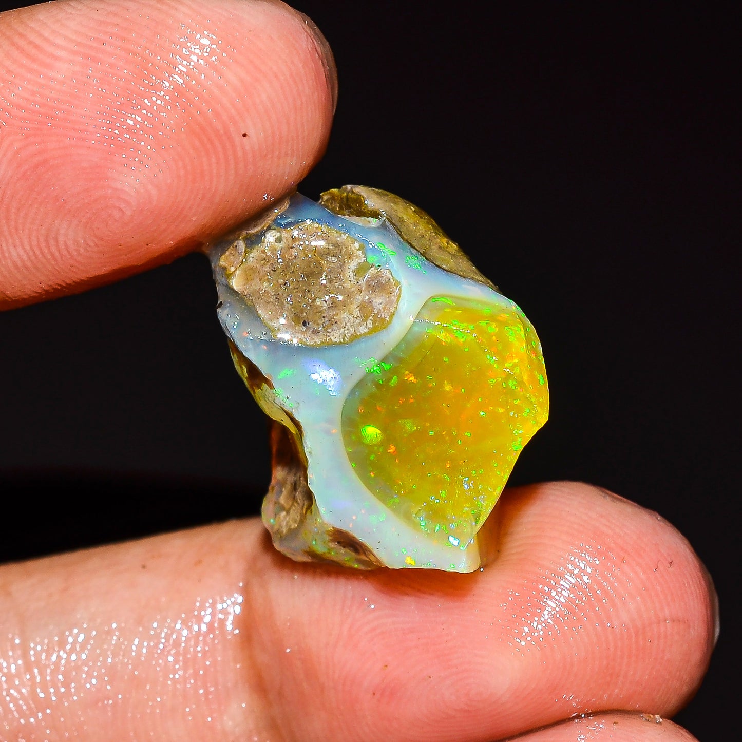 Opal Rough Specimen 18.5 Carat (3.7g) | 100% Natural Ethiopian Opal Raw