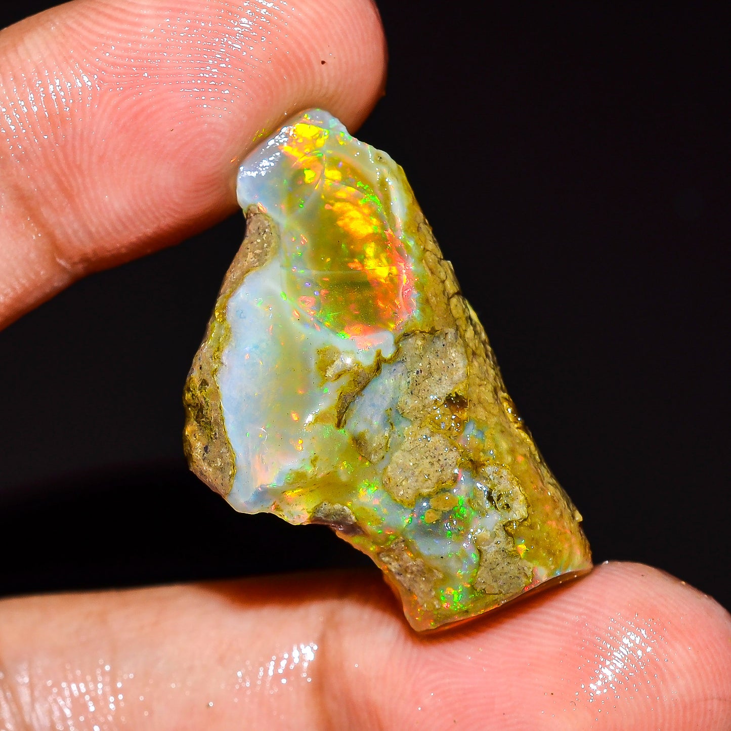 Opal Rough Specimen 28.5 Carat (5.7g) | 100% Natural Ethiopian Opal Raw