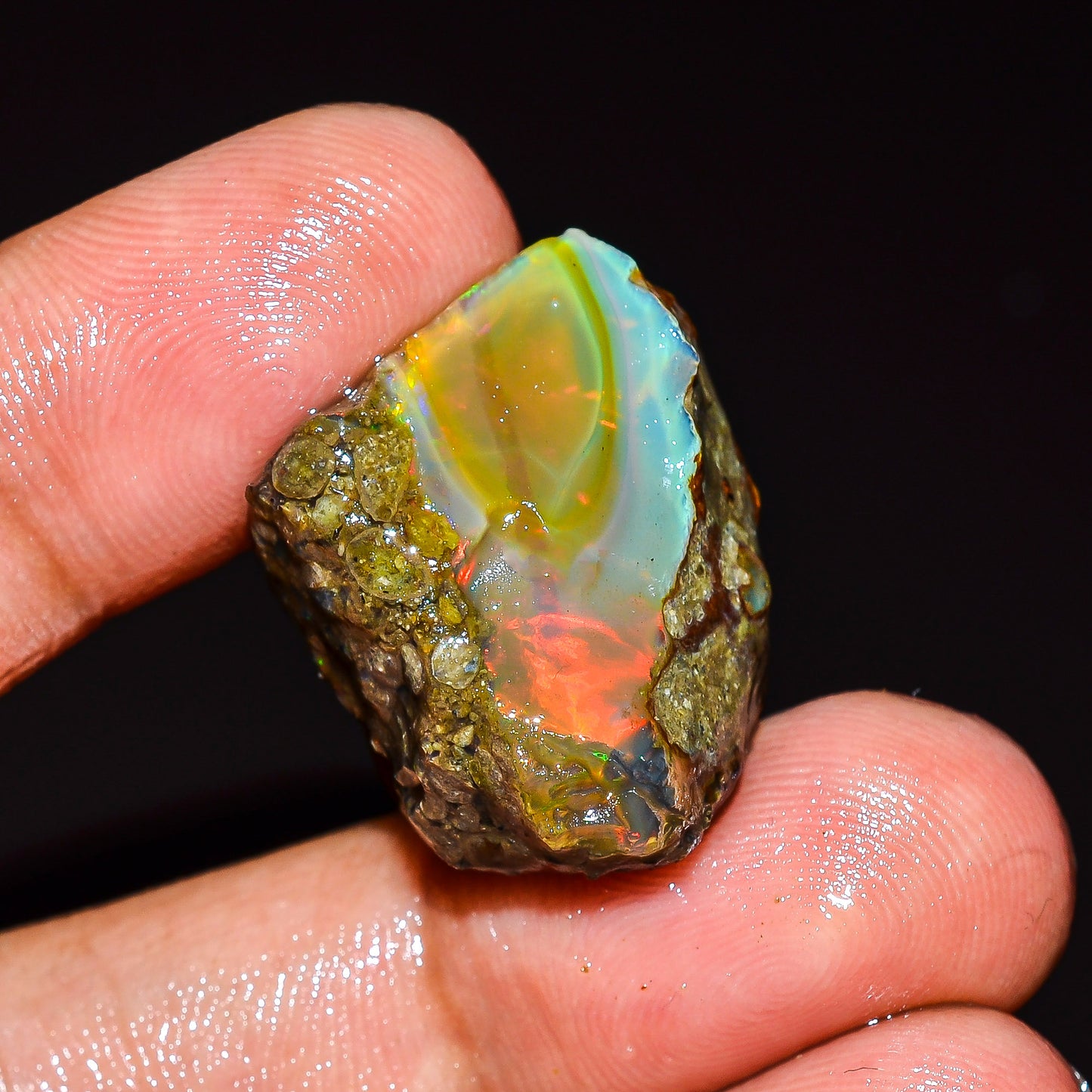 Opal Rough Specimen 26.00 Carat (5.2g) | 100% Natural Ethiopian Opal Raw