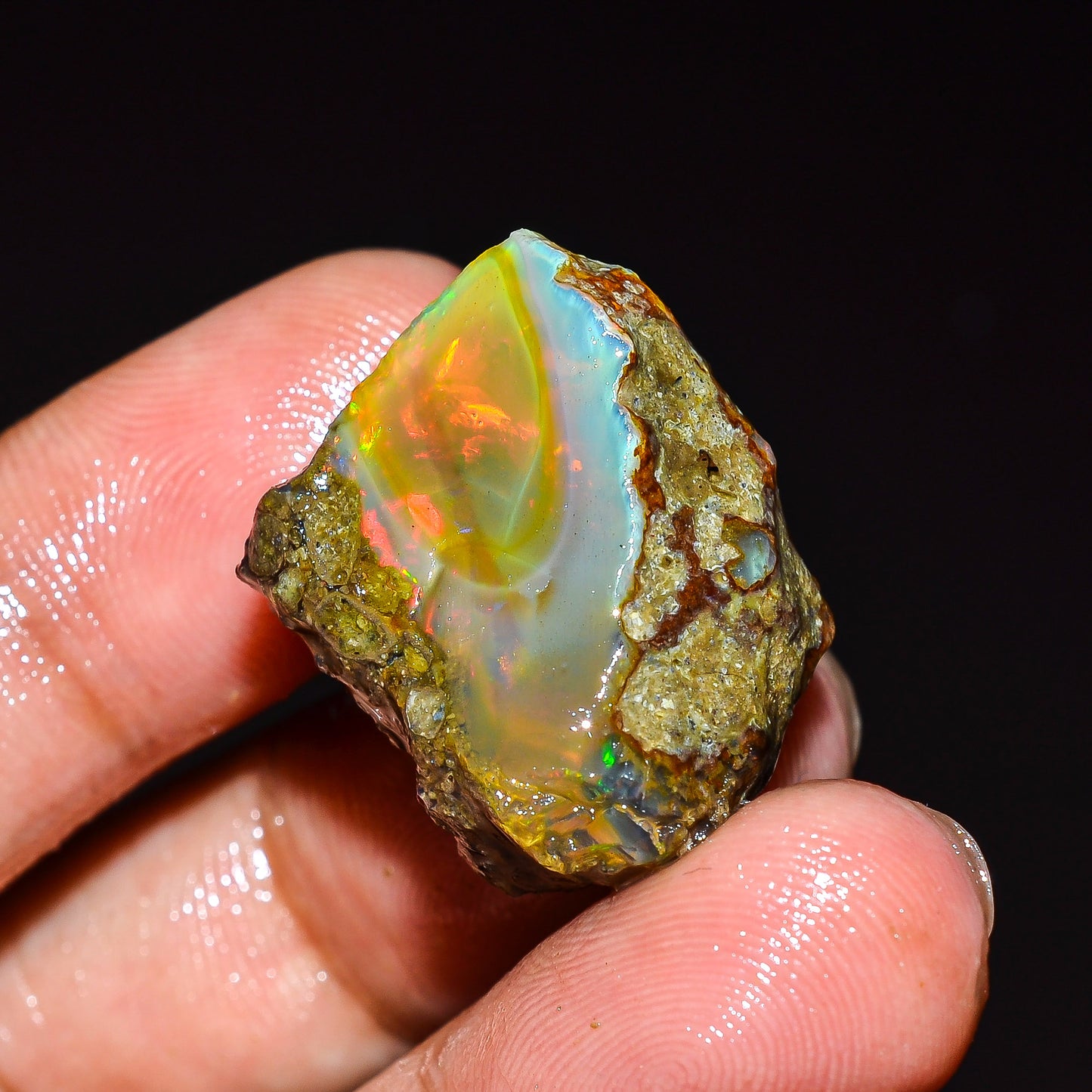 Opal Rough Specimen 26.00 Carat (5.2g) | 100% Natural Ethiopian Opal Raw