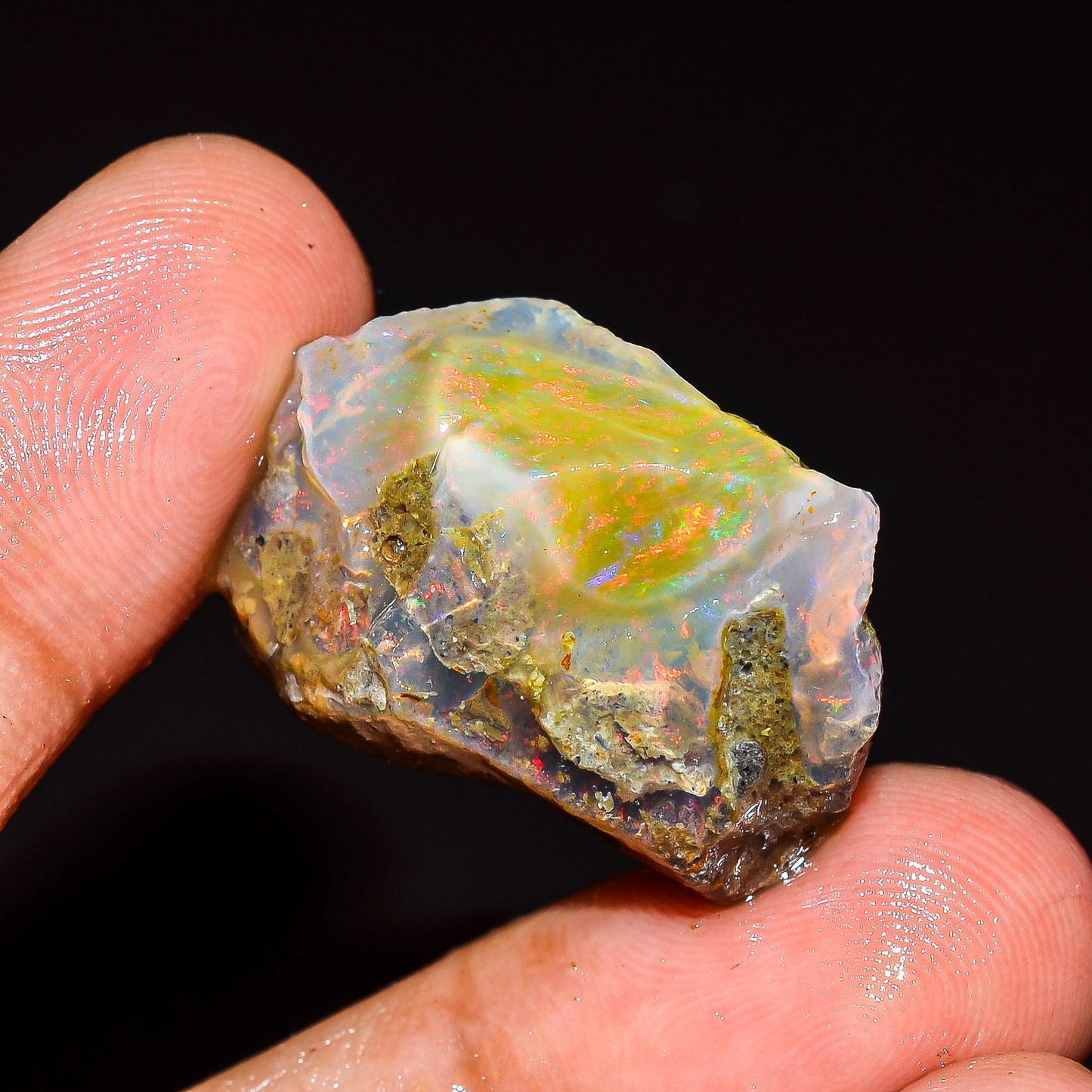 Opal Rough Specimen 24.00 Carat (4.8g) | 100% Natural Ethiopian Opal Raw