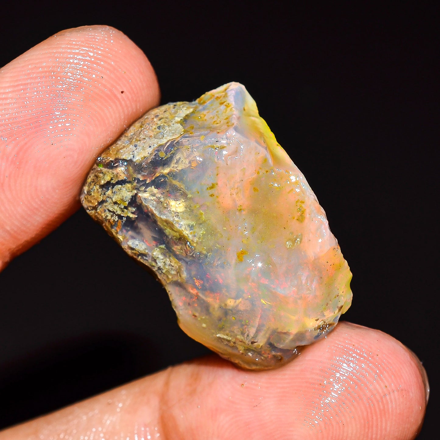 Opal Rough Specimen 24.00 Carat (4.8g) | 100% Natural Ethiopian Opal Raw