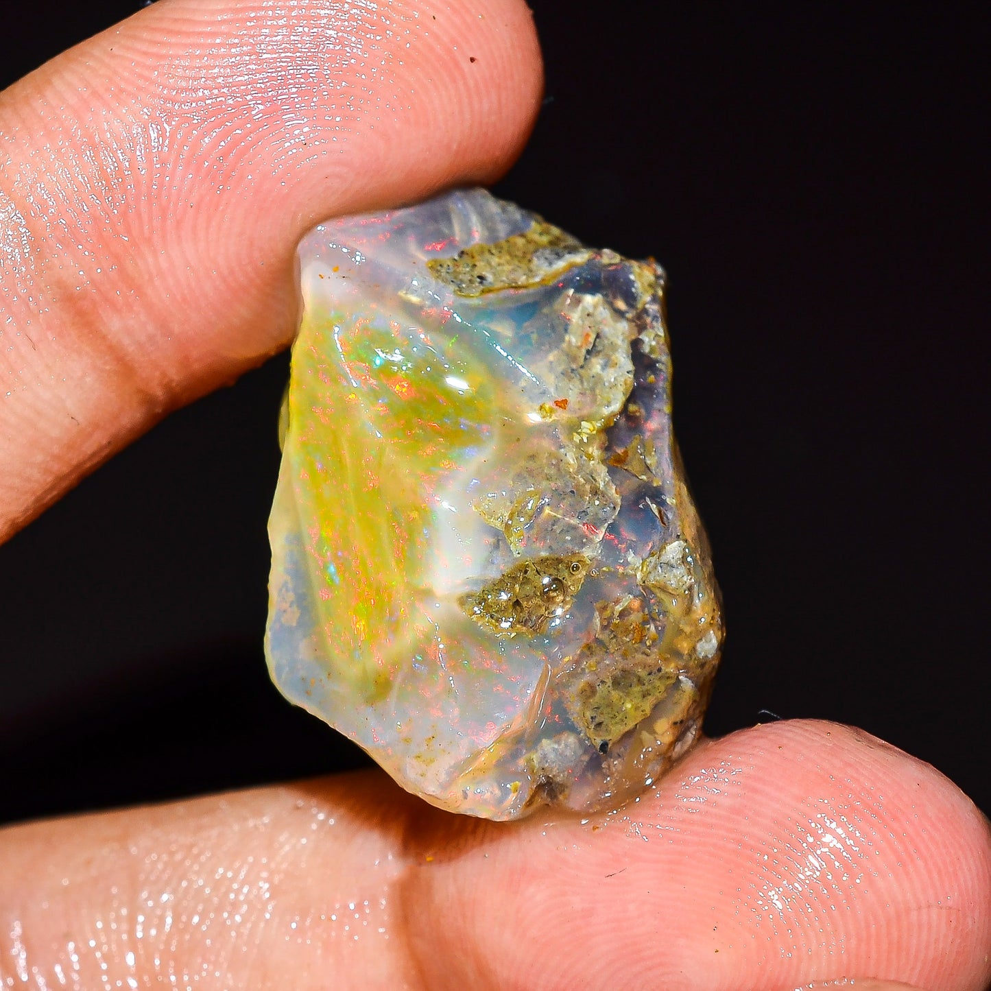 Opal Rough Specimen 24.00 Carat (4.8g) | 100% Natural Ethiopian Opal Raw