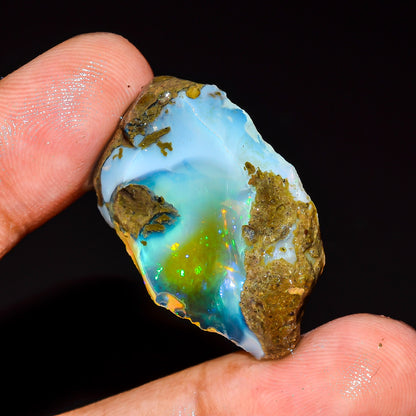 Opal Rough Specimen 18.5 Carat (3.7g) | 100% Natural Ethiopian Opal Raw