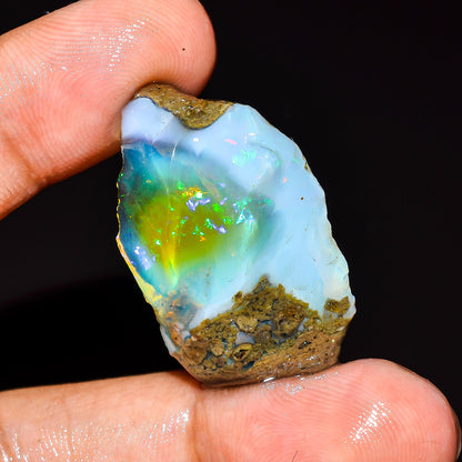 Opal Rough Specimen 18.5 Carat (3.7g) | 100% Natural Ethiopian Opal Raw