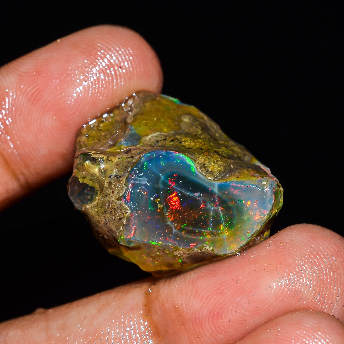 Opal Rough Specimen 28.00 Carat (5.6g) | 100% Natural Ethiopian Opal Raw