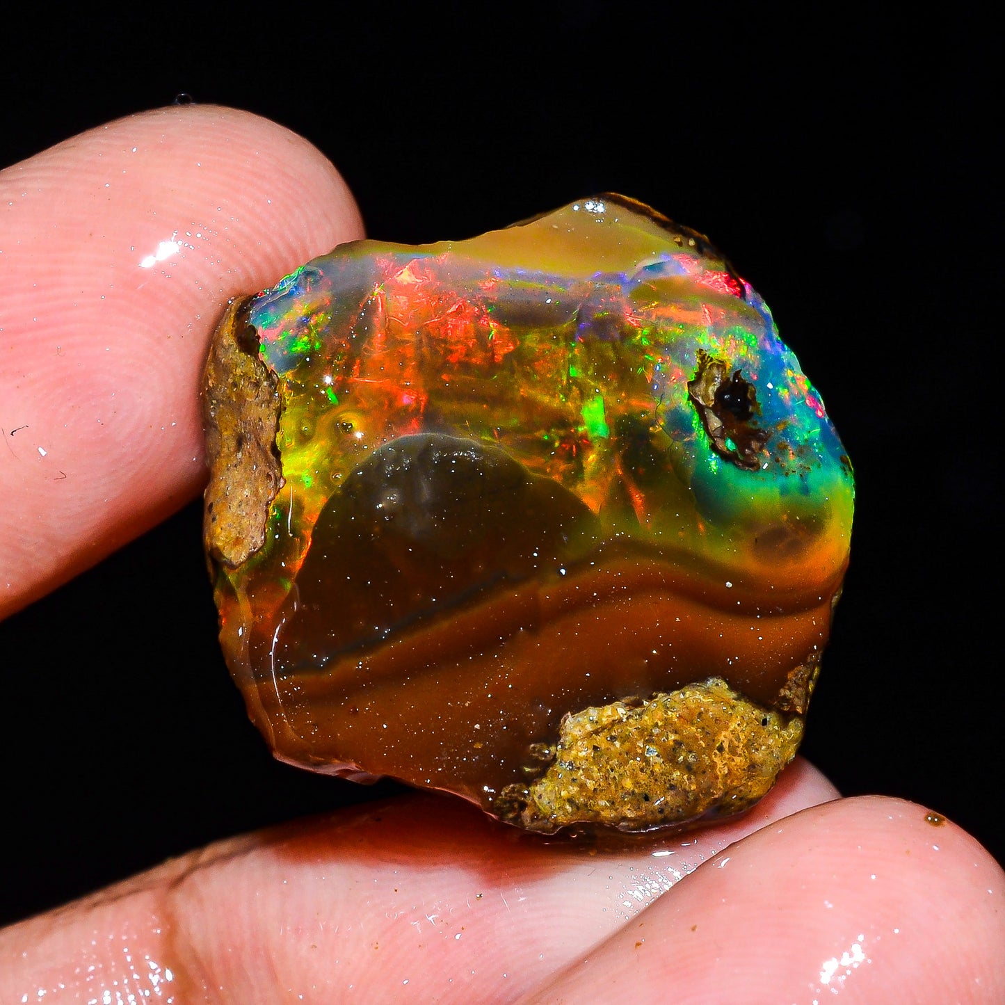 Opal Rough Specimen 25.00 Carat (5g) | 100% Natural Ethiopian Opal Raw