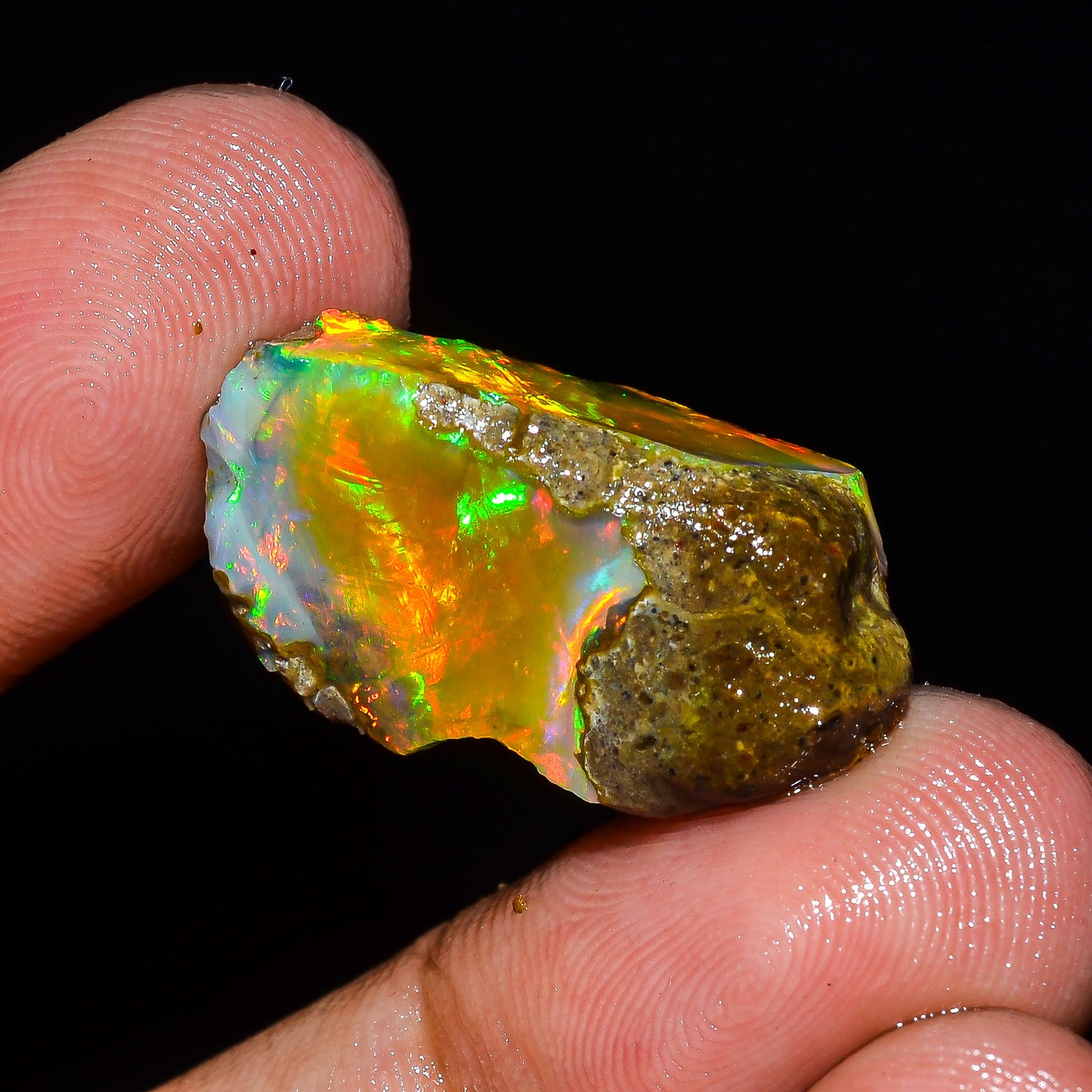 Opal Rough Specimen 17.00 Carat (3.4) | 100% Natural Ethiopian Opal Raw
