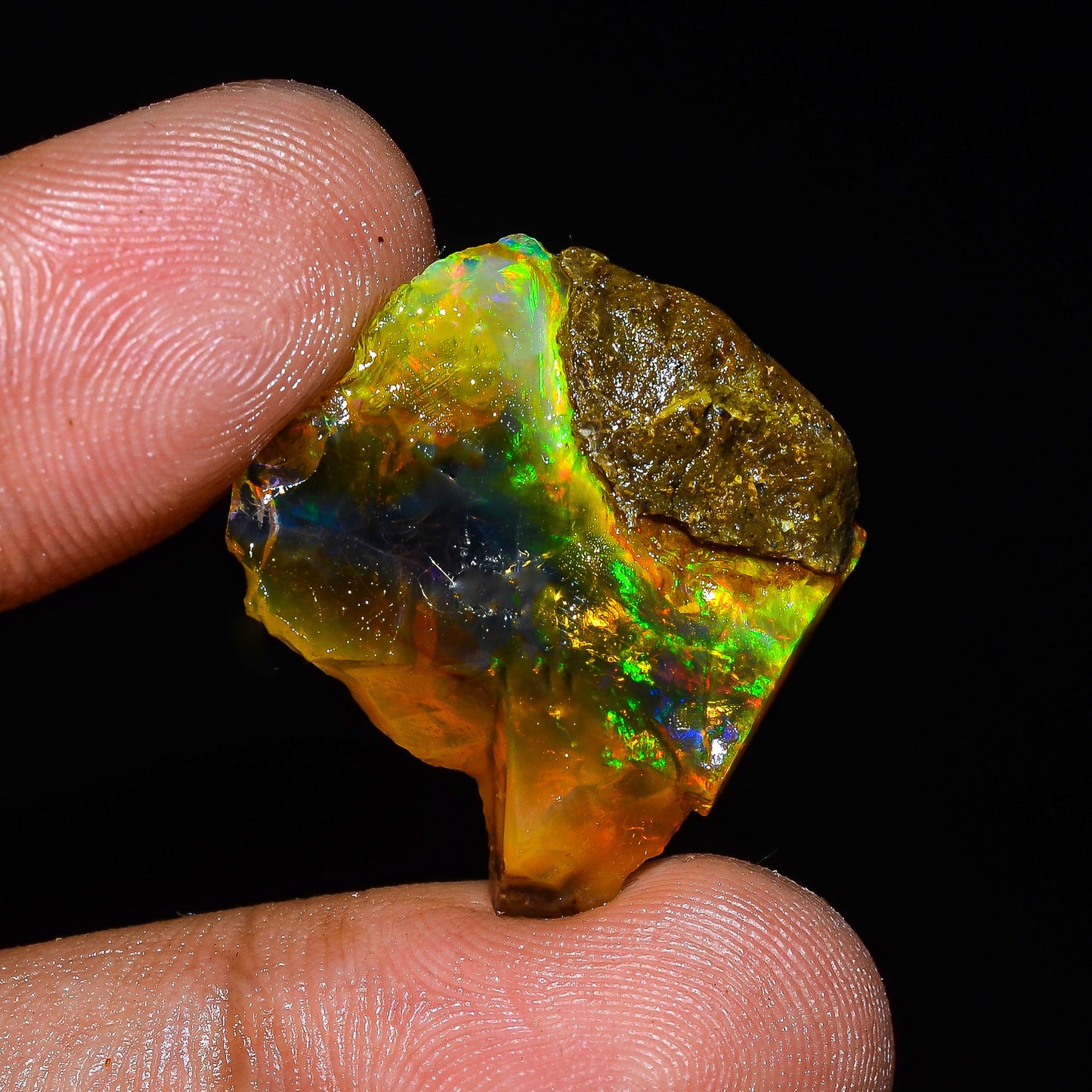 Opal Rough Specimen 17.00 Carat (3.4g) | 100% Natural Ethiopian Opal Raw