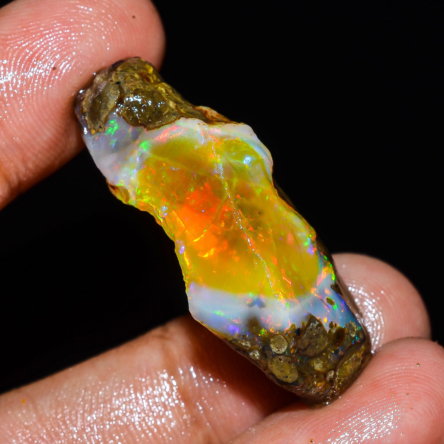 Opal Rough Specimen 24.00 Carat (4.8g) | 100% Natural Ethiopian Opal Raw