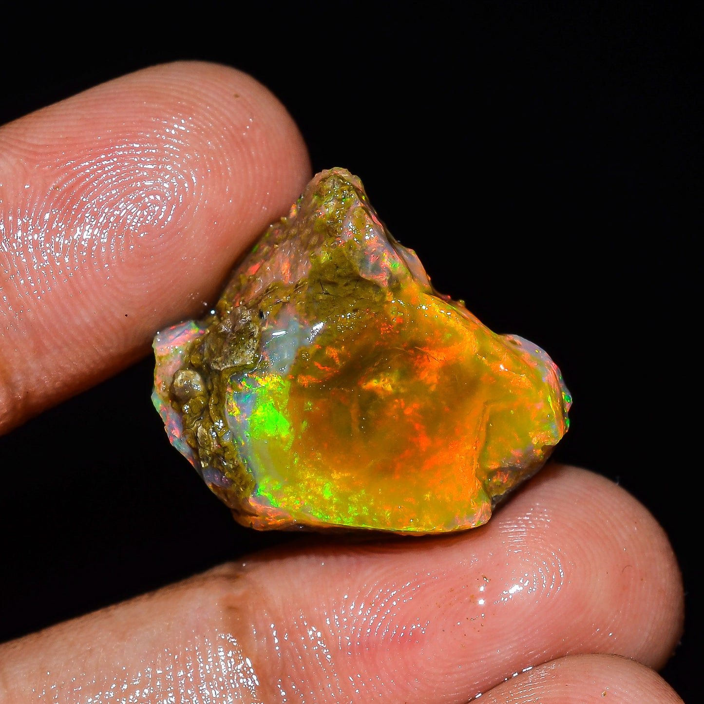 Opal Rough Specimen 19.00 Carat (3.8) | 100% Natural Ethiopian Opal Raw