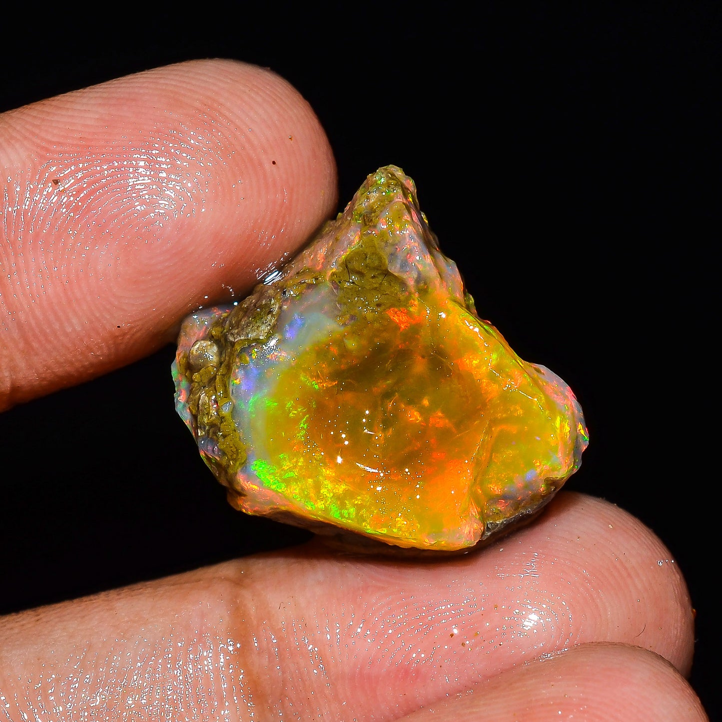 Opal Rough Specimen 19.00 Carat (3.8) | 100% Natural Ethiopian Opal Raw
