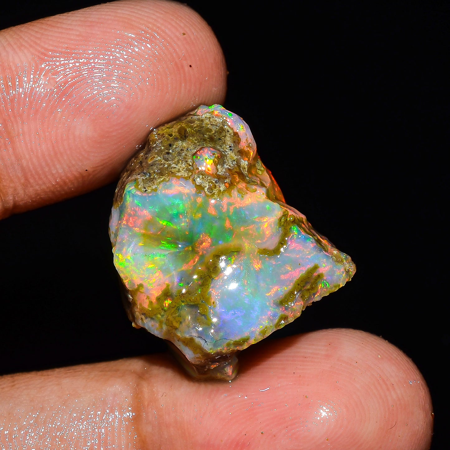 Opal Rough Specimen 19.00 Carat (3.8) | 100% Natural Ethiopian Opal Raw