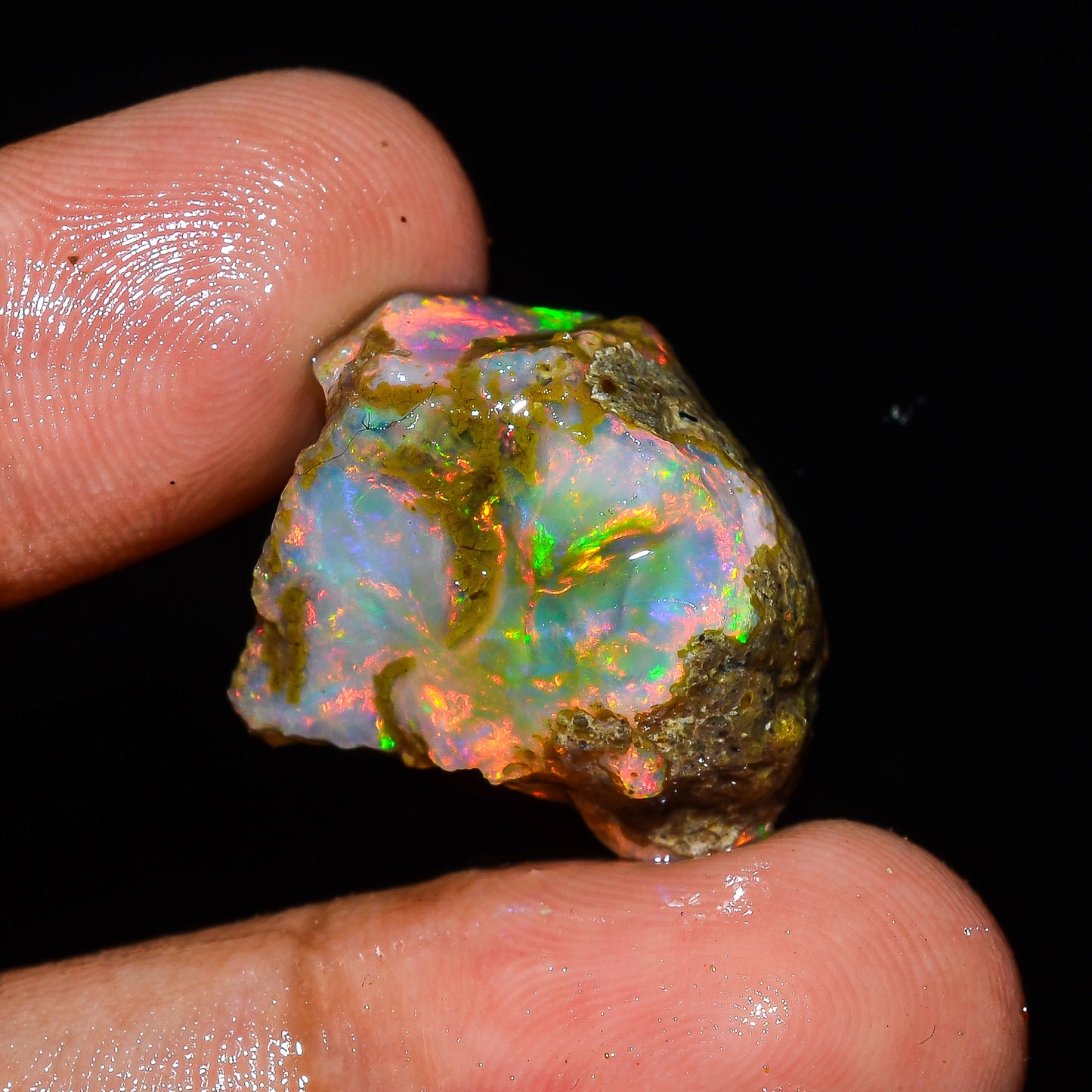 Opal Rough Specimen 19.00 Carat (3.8) | 100% Natural Ethiopian Opal Raw