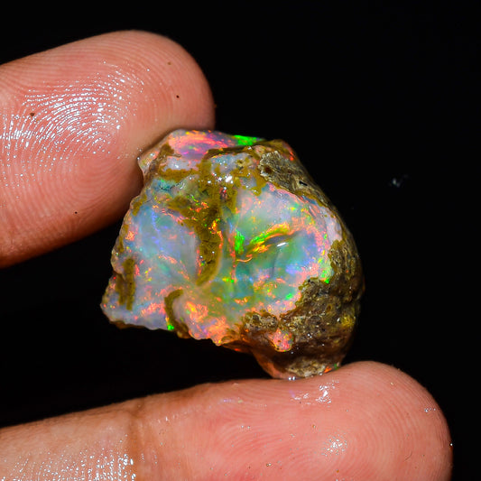 Opal Rough Specimen 19.00 Carat (3.8) | 100% Natural Ethiopian Opal Raw