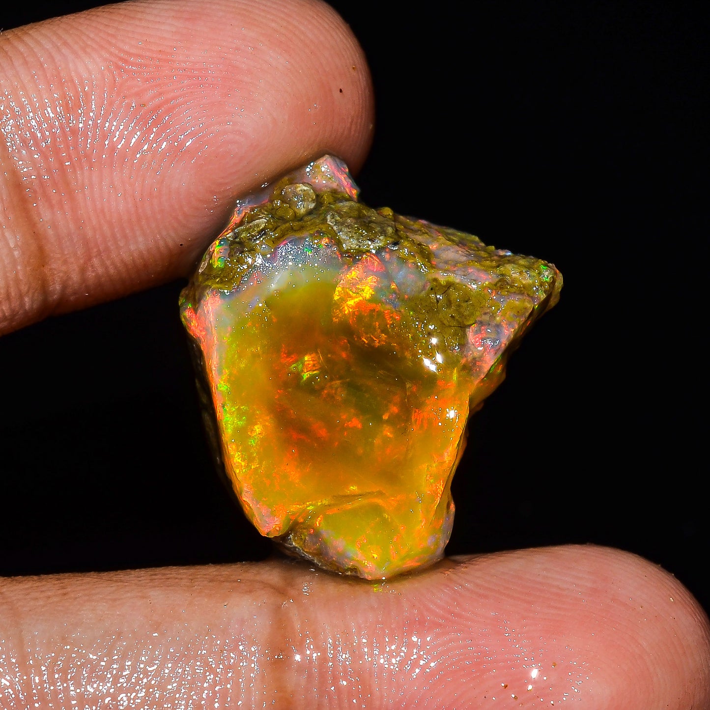 Opal Rough Specimen 19.00 Carat (3.8) | 100% Natural Ethiopian Opal Raw