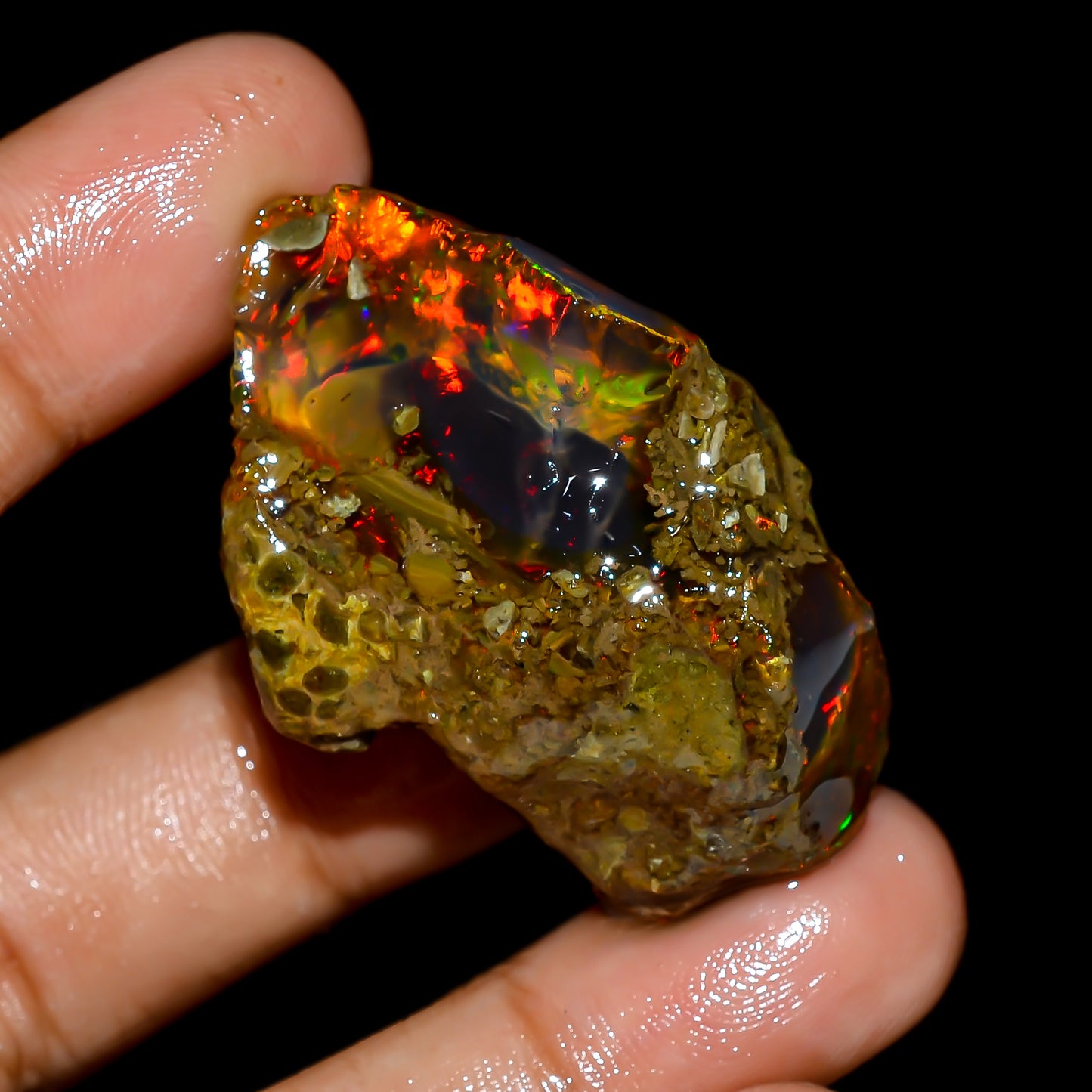 Opal Rough Specimen 77.5 Carats (15.5g) | 100% Natural Ethiopian Opal Raw