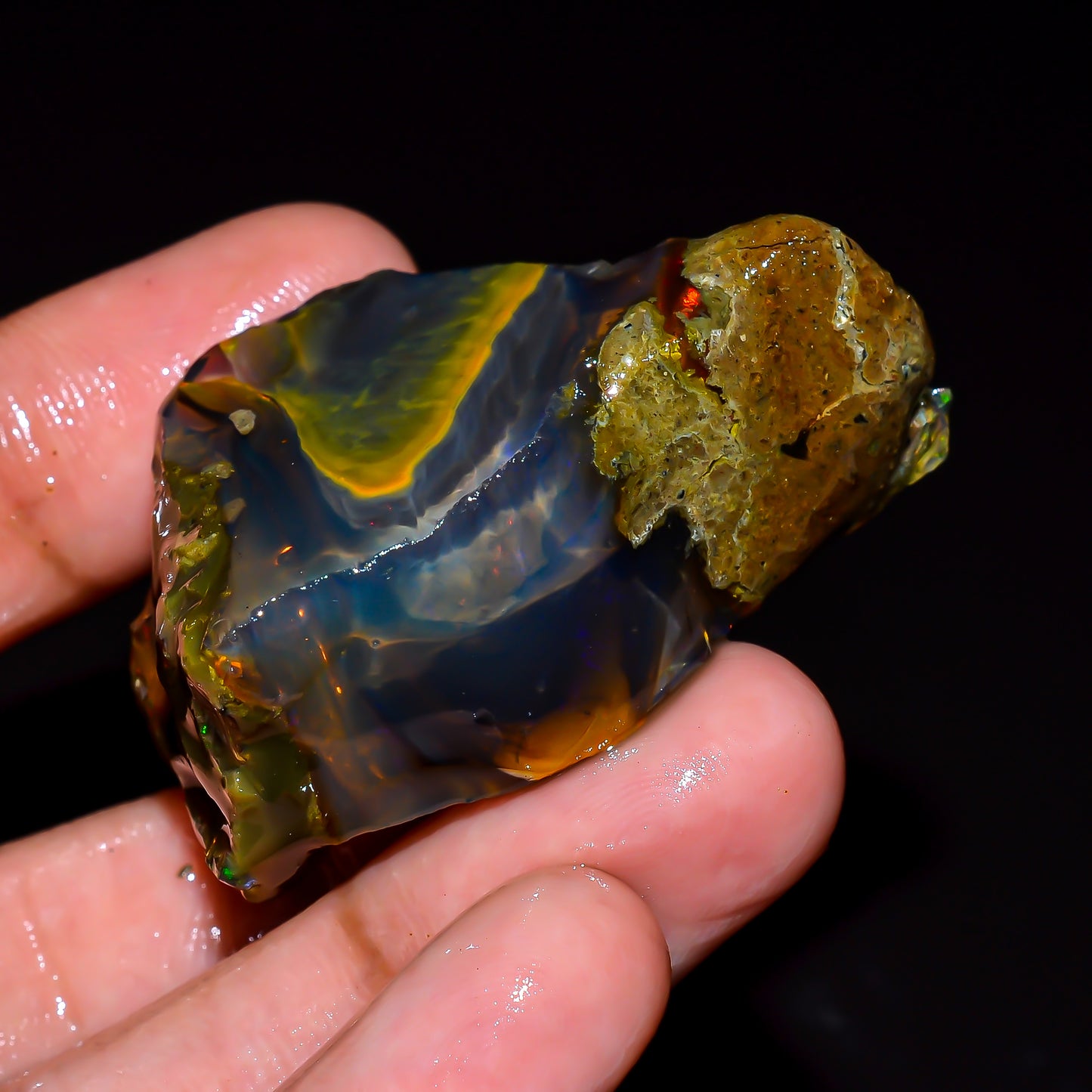 Opal Rough Specimen  110.00 Carats (22g) | 100% Natural Ethiopian Opal Raw