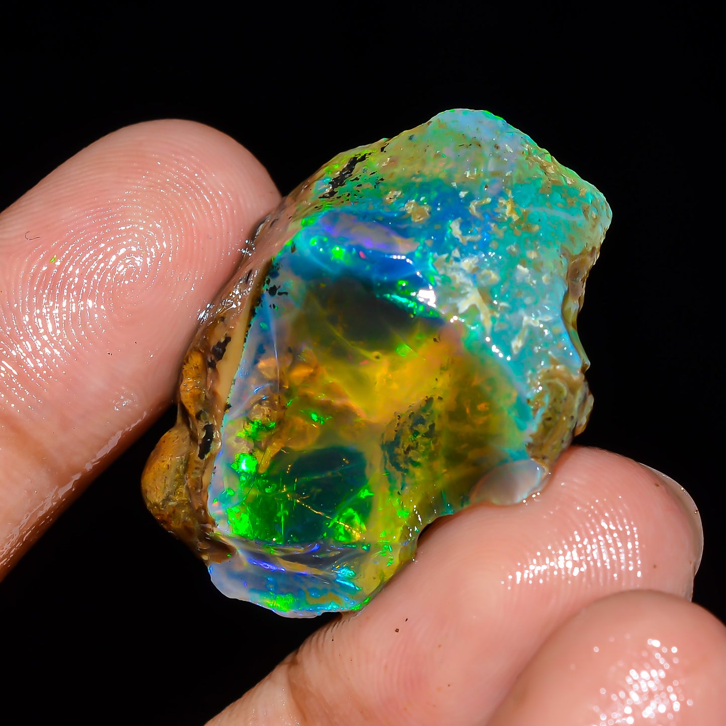 Opal Rough Specimen 34.5 Carat (6.9g) | 100% Natural Ethiopian Opal Raw