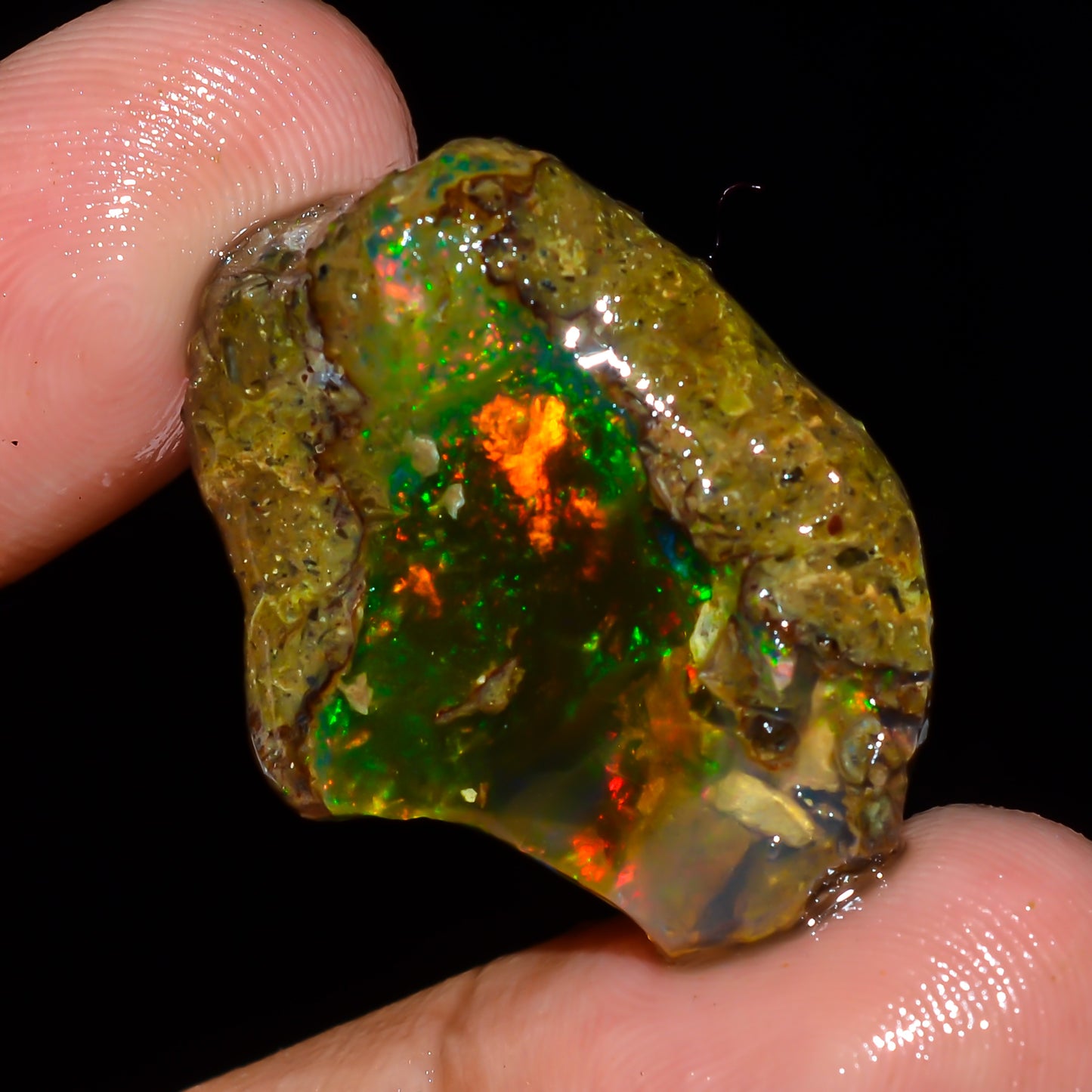Opal Rough Specimen 28.5 Carat (5.7g) | 100% Natural Ethiopian Opal Raw