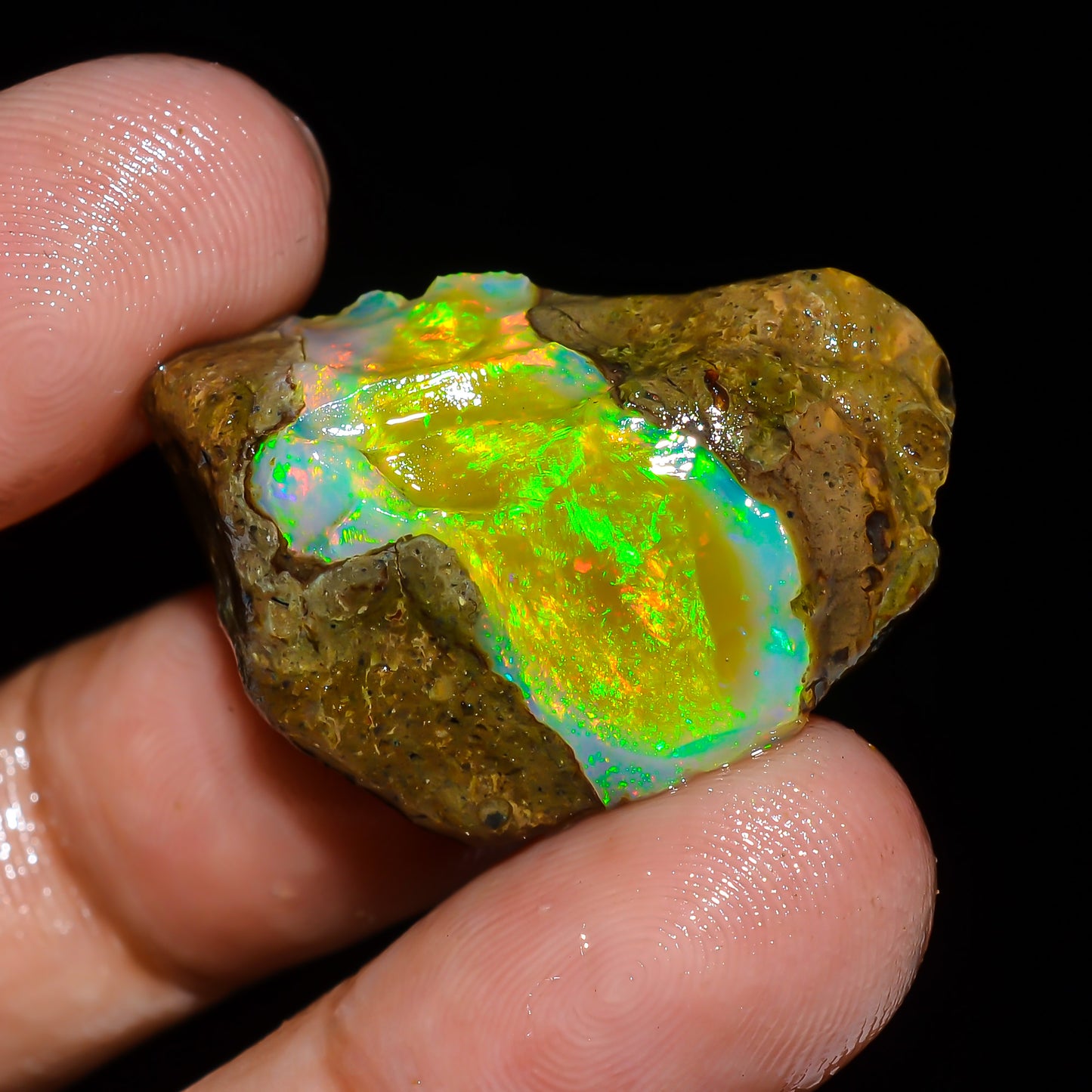 Opal Rough Specimen 28.5 Carat (5.7g) | 100% Natural Ethiopian Opal Raw
