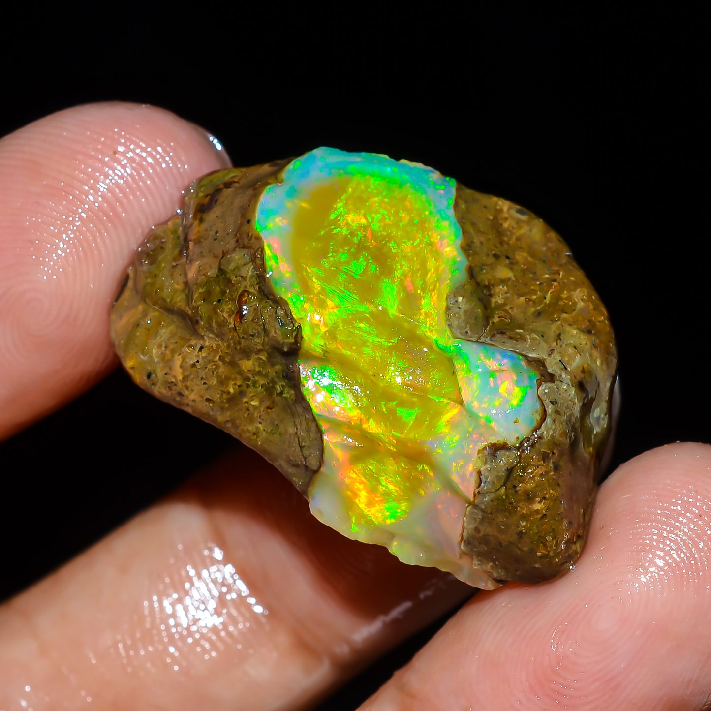 Opal Rough Specimen 28.5 Carat (5.7g) | 100% Natural Ethiopian Opal Raw