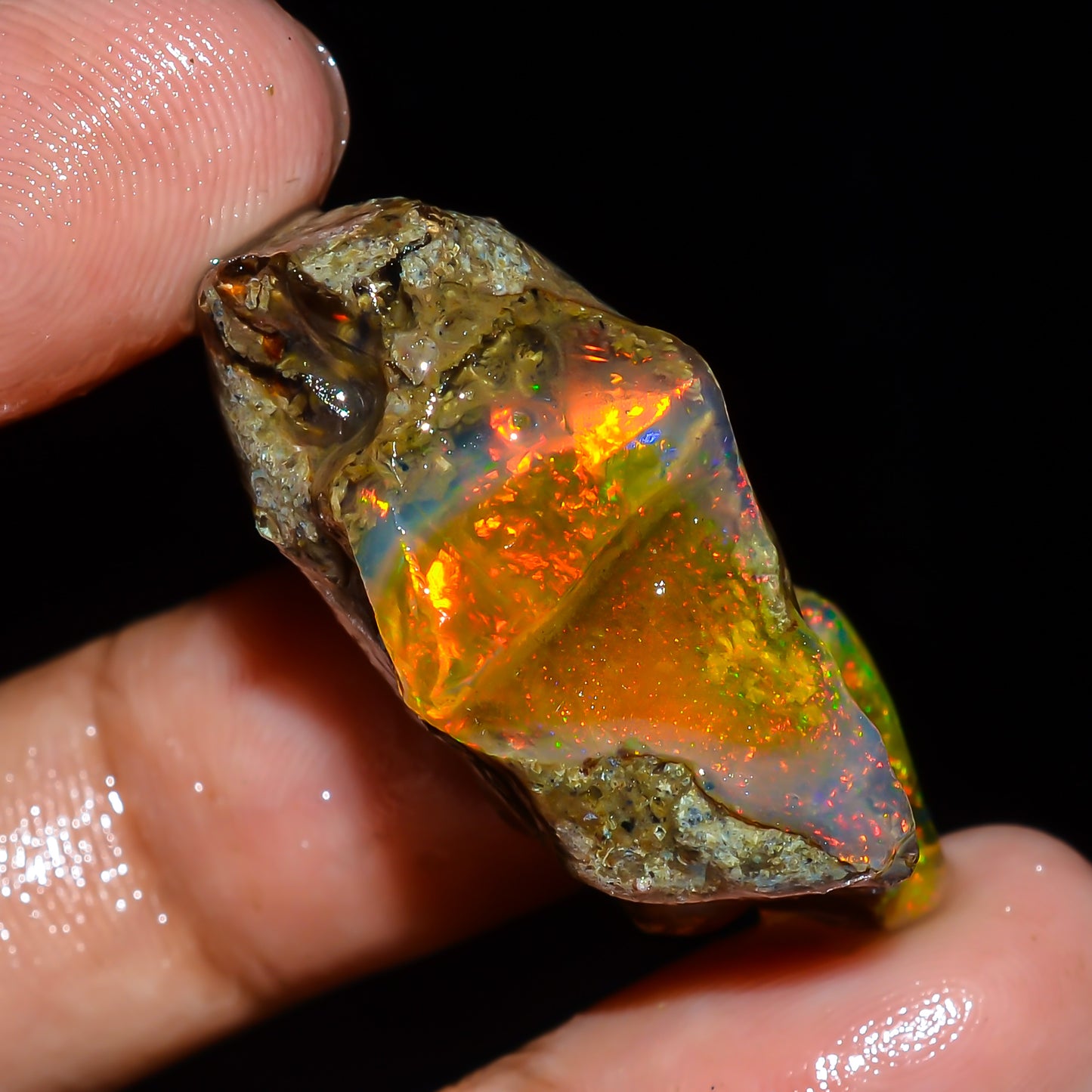 Opal Rough Specimen 35.5 Carat (7.1g) | 100% Natural Ethiopian Opal Raw