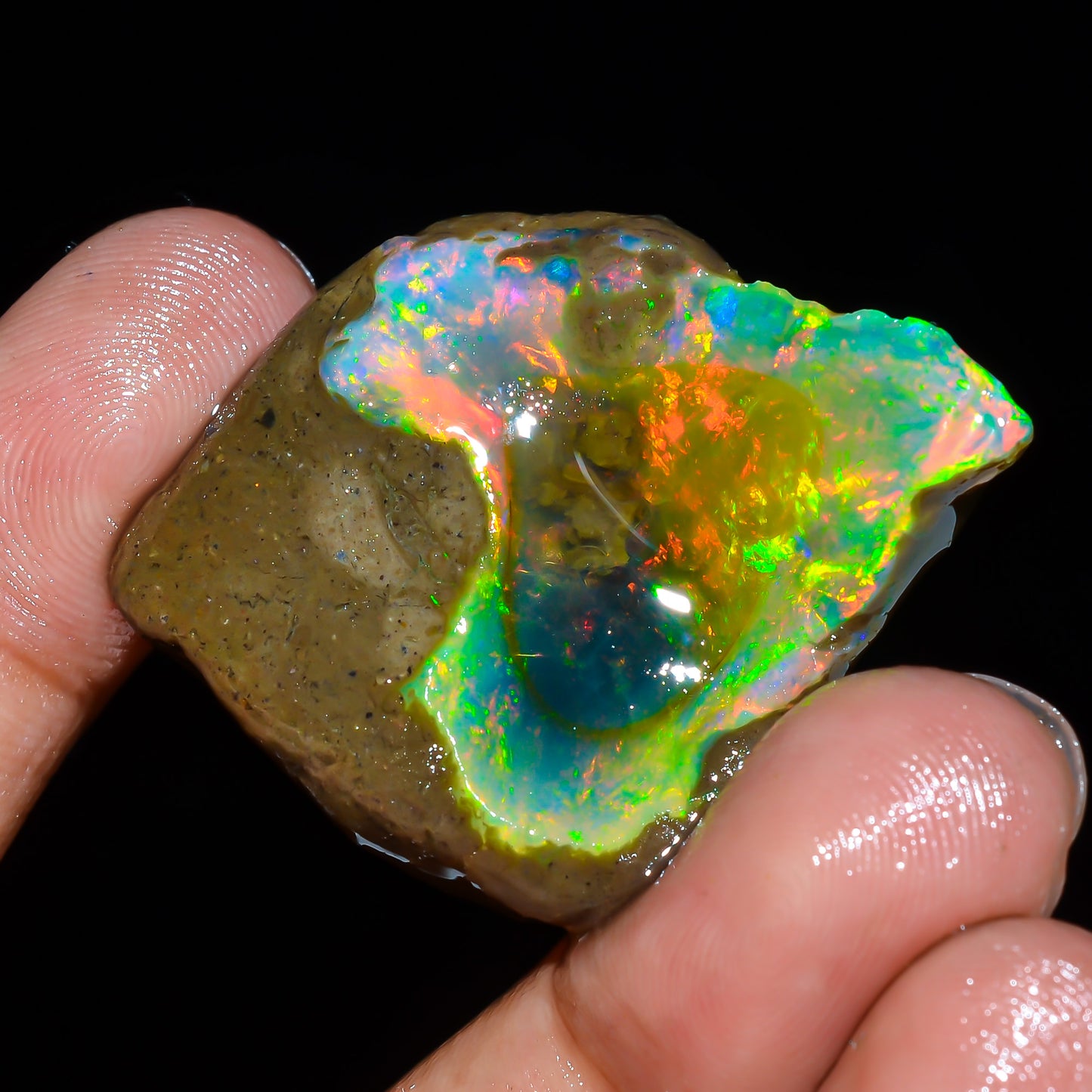 Opal Rough Specimen 49.5 Carat (9.9g) | 100% Natural Ethiopian Opal Raw