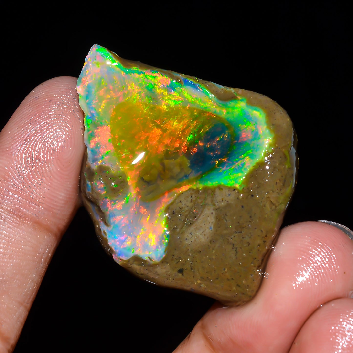 Opal Rough Specimen 49.5 Carat (9.9g) | 100% Natural Ethiopian Opal Raw