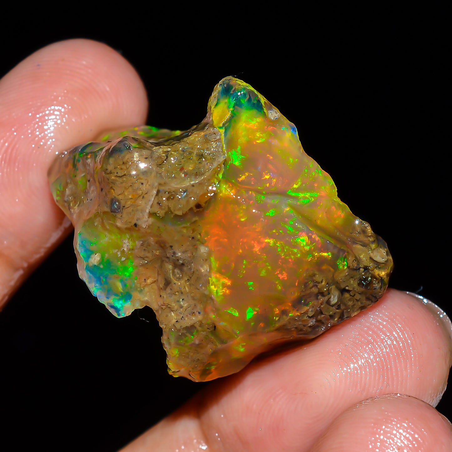 Opal Rough Specimen 39.00 Carat (7.8g) | 100% Natural Ethiopian Opal Raw