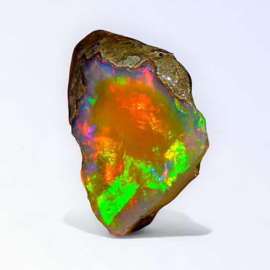 Gorgeous Large Opal Rough 42.00 Carat Natural Ethiopian Opal Raw 31x22 MM