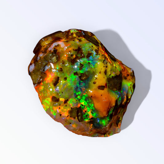 Incredible Large Opal Rough 51.00 Carat Natural Ethiopian Opal Raw 28x23 MM
