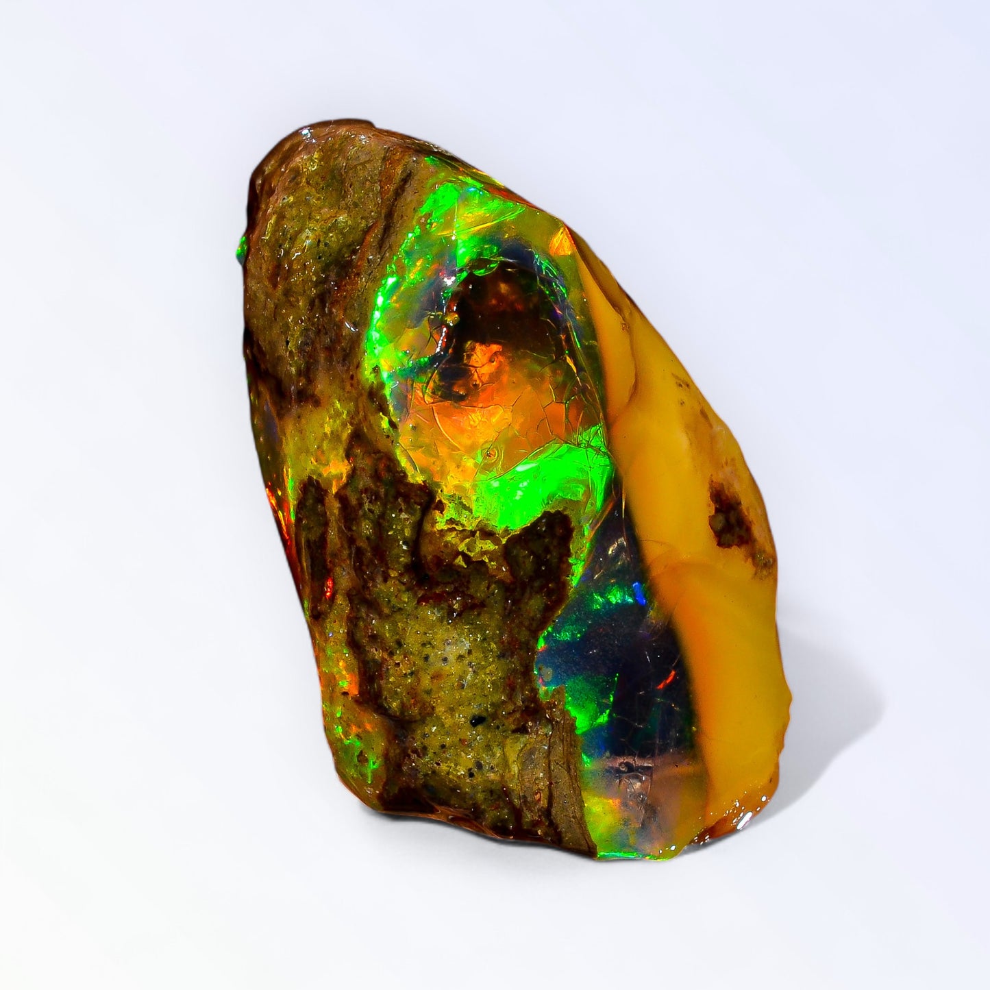 Marvellous Large Opal Rough 63.50 Carat Natural Ethiopian Opal Raw 36x22 MM