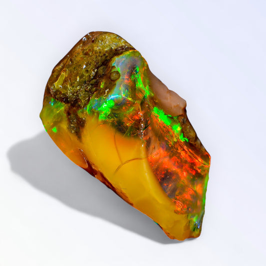 Marvellous Large Opal Rough 63.50 Carat Natural Ethiopian Opal Raw 36x22 MM