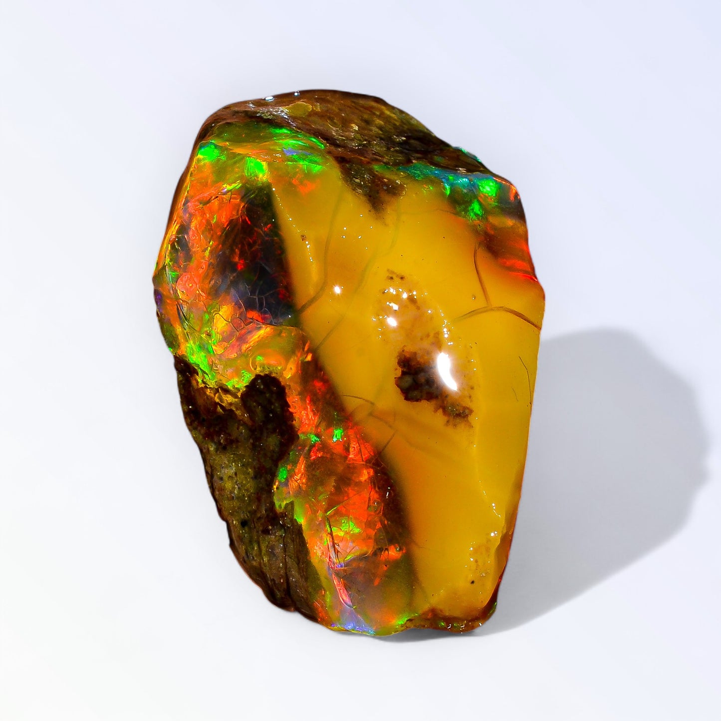 Marvellous Large Opal Rough 63.50 Carat Natural Ethiopian Opal Raw 36x22 MM