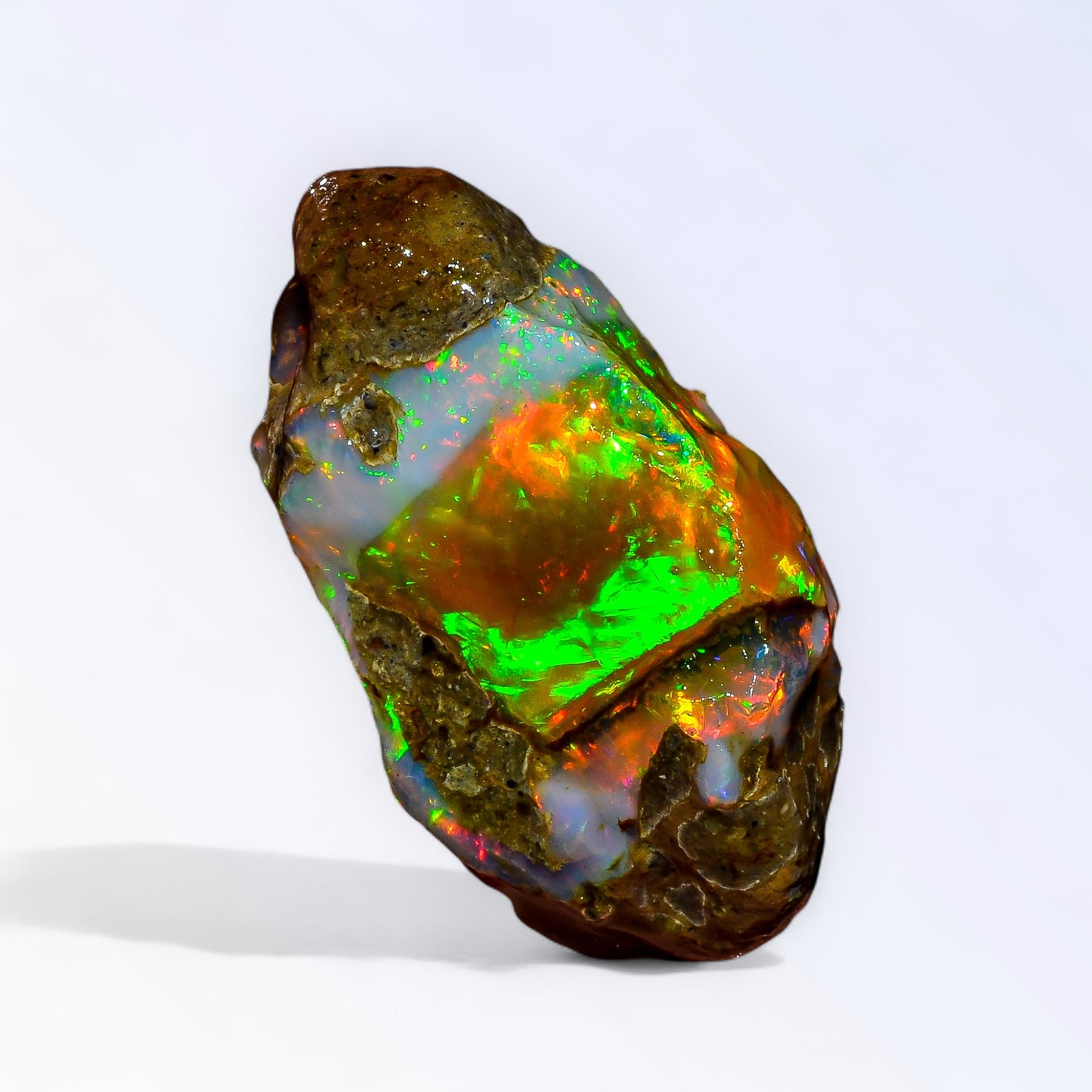 Outstanding Large Opal Rough 35.00 Carat Natural Ethiopian Opal Raw 32x18 MM