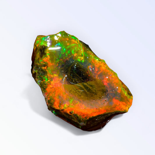 Splendid Large Opal Rough 24.50 Carat Natural Ethiopian Opal Raw 30x18 MM
