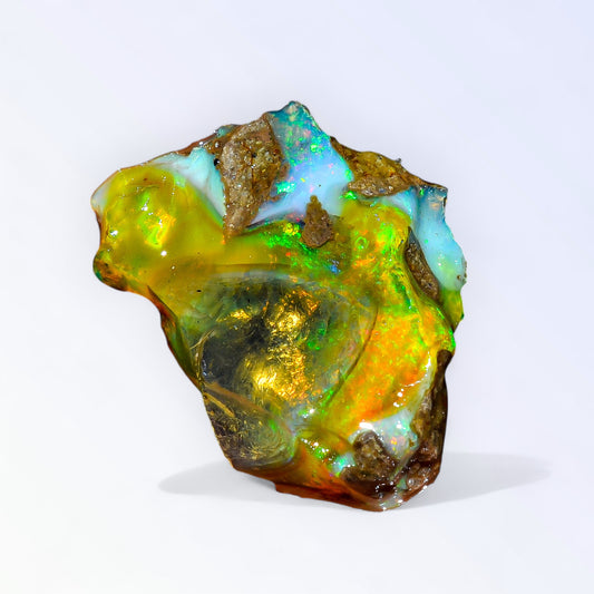 Superb Large Opal Rough 27.50 Carat Natural Ethiopian Opal Raw 30x22 MM