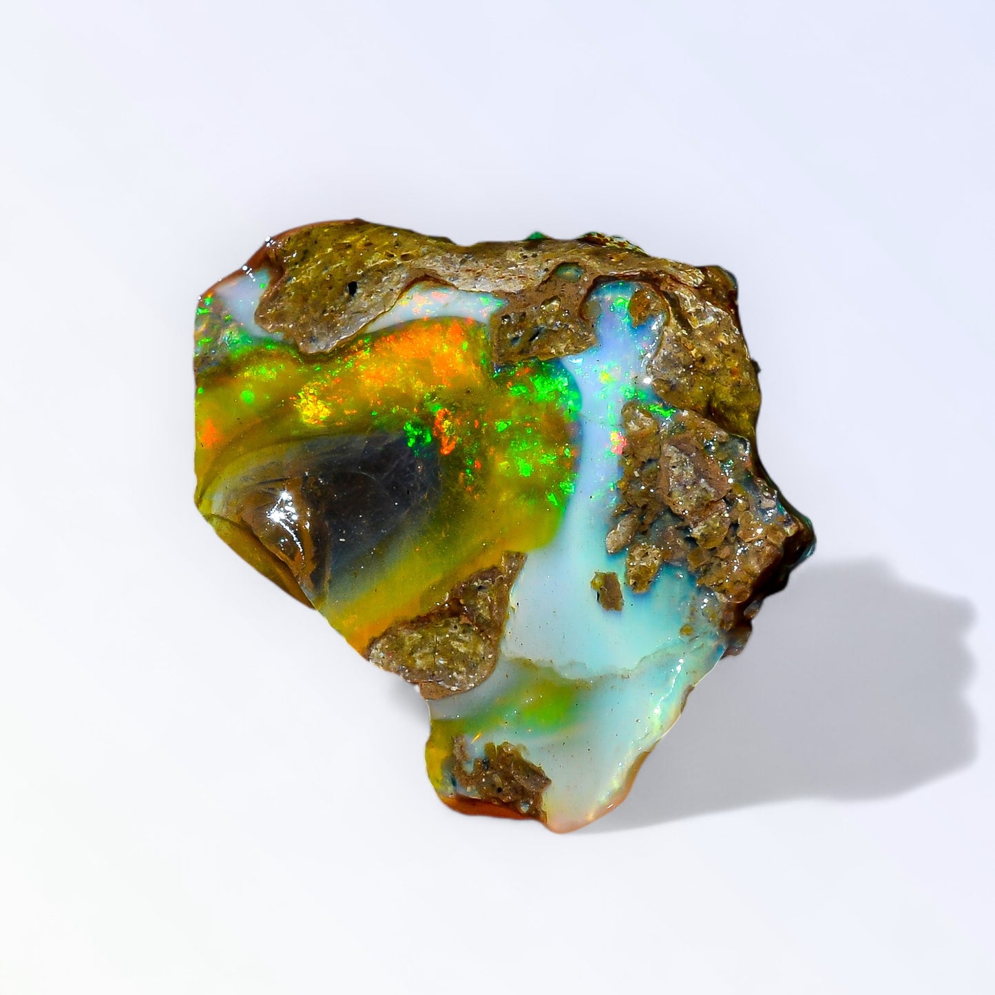 Superb Large Opal Rough 27.50 Carat Natural Ethiopian Opal Raw 30x22 MM
