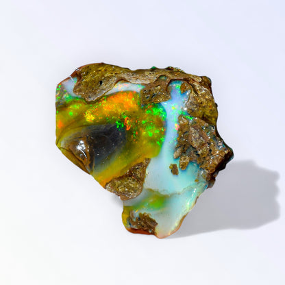 Superb Large Opal Rough 27.50 Carat Natural Ethiopian Opal Raw 30x22 MM