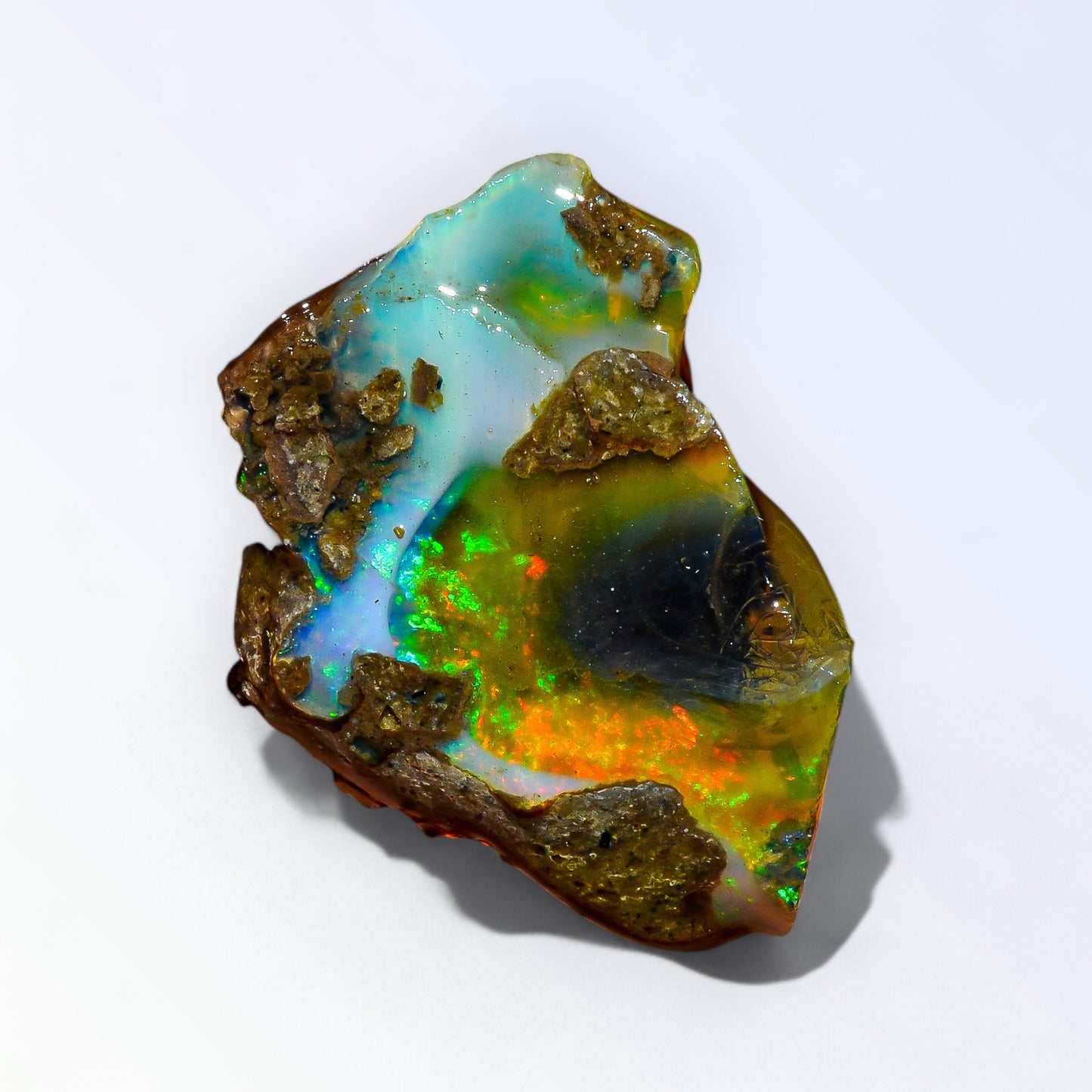 Superb Large Opal Rough 27.50 Carat Natural Ethiopian Opal Raw 30x22 MM